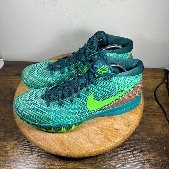 Nike Kyrie Irving Kyrie 1 Australia Green Shoes Sneaker Men's Size 12 705277-333 - Picture 3 of 9